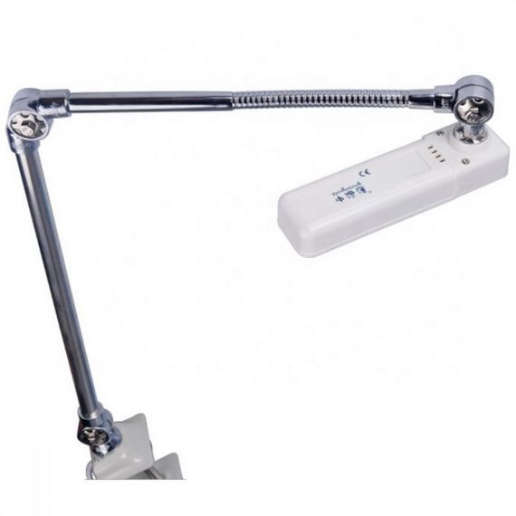 Светильник - лампа для промышленных швейных машин ZHT LED 98TS (7W) 40 диодов на струбцине, с вилкой (6514)