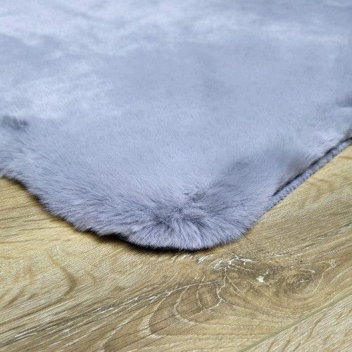 Килимок для підлоги еко-хутро Elegant 60*120см французький сірий Дариана | Зображення 3