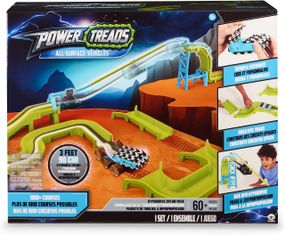 Трек машини всюдиходи WowWee Power Treads. Великий ігровий набір Hyperdrive Zipline Pack 60+ складових
