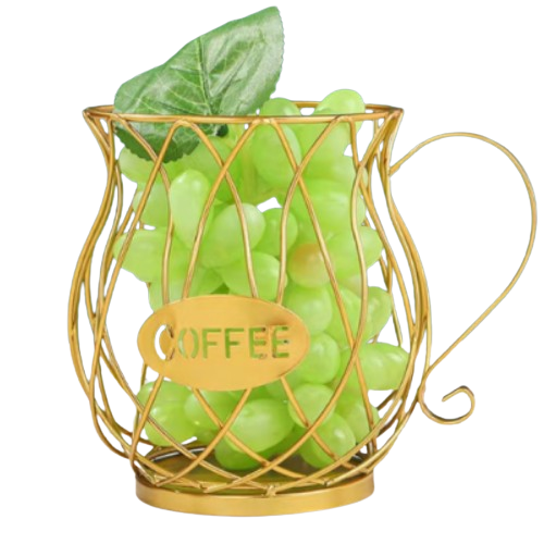 Фруктовниця 18*14*9,5см золотий B090059 LACY MUG VIVA