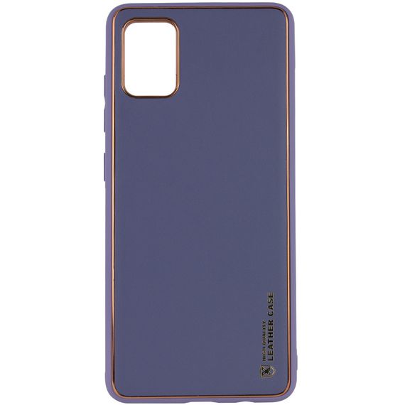 Шкіряний чохол Xshield для Samsung Galaxy A04s Серый / Lavender Gray