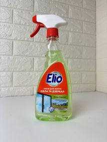 Засіб для миття скла та дзеркал ELIO Альпійський луг 0.5л