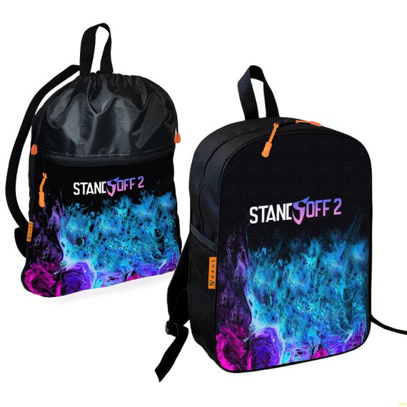 Шкільний рюкзак дитячий Standoff 2 + Сумка для взуття спортивної форми рюкзак-мішок для хлопчика (01845)