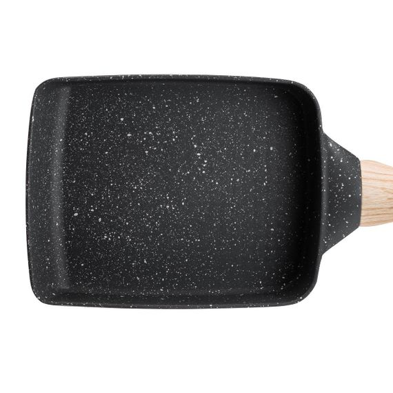 Сковорода прямокутна глибока 800 (мл) з антипригарним покриттям сіра | Зображення 5