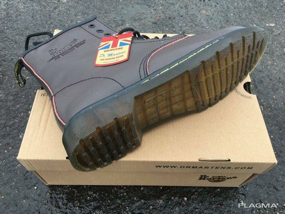 Ботинки с мехом Dr.Martens 1460 (Коричневые) Размер 41 42 43 44 45 | Зображення 4