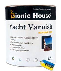 Yacht Varnish Bionic House Яхтный полиуретановый лак