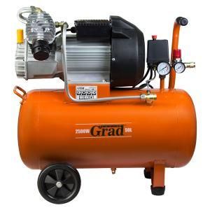 Компресор V 2,5кВт 435л/хв 8 бар 50л 2 крана Grad