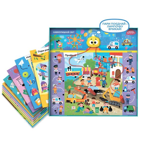 Електронна логічна гра "Вікторина навколишній світ" Kiddi Smart 157-A-0022-UA, зі світлом і звуком | Зображення 1