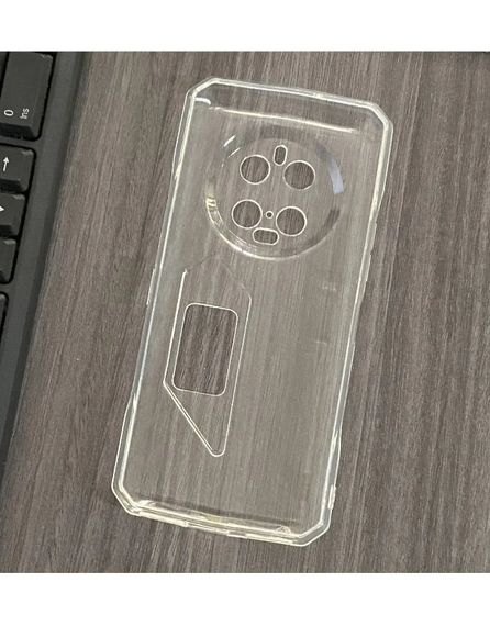 Оригінальний бампер/чохол Doogee v40 pro transperent (прозорий)