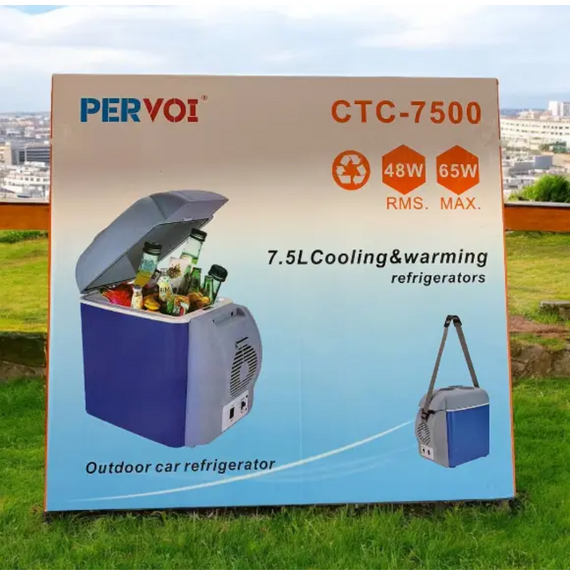 Автомобільний холодильник 2в1 PERVOI від прикурювача 12 V на 7.5L, з підігріванням і охолодженням | Зображення 8