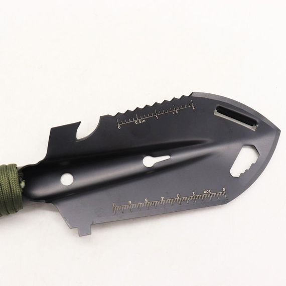 Туристическая лопата-мультитул 10в1 с чехлом / Многофункциональная саперная лопата / Тактическая лопата для | Зображення 7