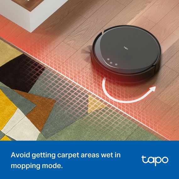 Робот-пылесос TP-LINK TAPO RV 20 MAX LIDAR с поддержкой влажной уборки + док-станция TAPO-RV20-MAX-PLUS | Зображення 6