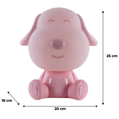 Нічник Kite Світильник LED з акумулятором Doggy, рожевий (K24-491-3-2) | Зображення 5