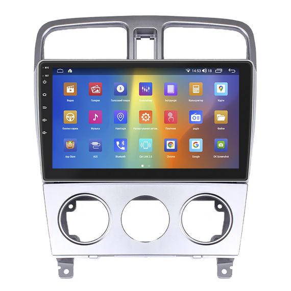 Штатная магнитола 9" Lesko для Subaru Forester II 2002-2005 2/32Gb CarPlay 4G Wi-Fi GPS Prime 8 ядер Субару | Зображення 1