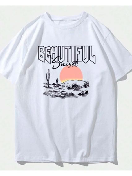 Футболка жіноча з принтом повсякденна XL Білий