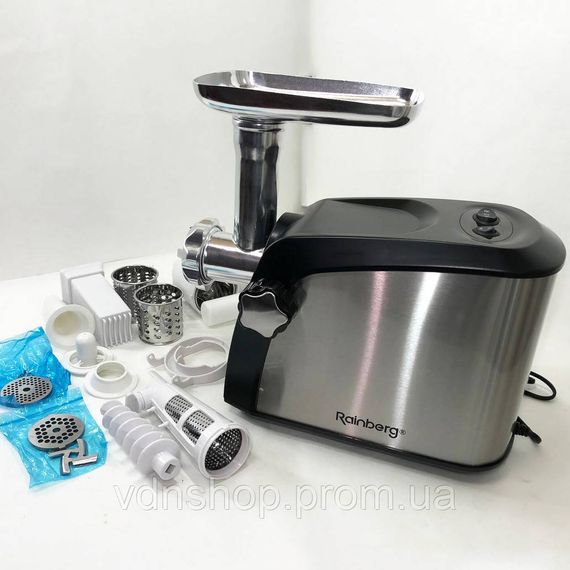 М'ясорубка з решіткою для фаршу, М'ясорубка 3в1 м'для дому 'ясорубки ковбасок WR-22 | Зображення 3