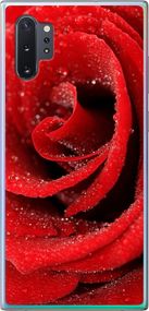 Чехол на Samsung Galaxy Note 10 Plus Красная роза "529u-1756-17620"