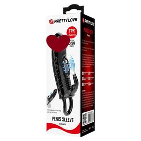 Насадка зі стимулятором клітора SLOANE (чорна) Sex Aura