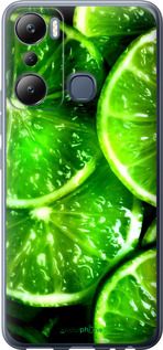Чохол на Infinix Hot 20i Зелені часточки лимона "852u-2964-2448"