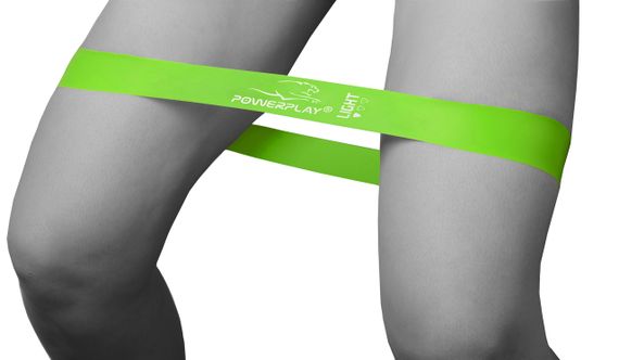 Резинка для фитнеса Паверплей 4114 Mini Power Band 0.8мм. Light Зеленая (5-8кг) | Зображення 5