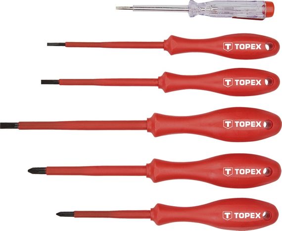 Набір діелектричних викруток TOPEX 1000 6 шт 39D155