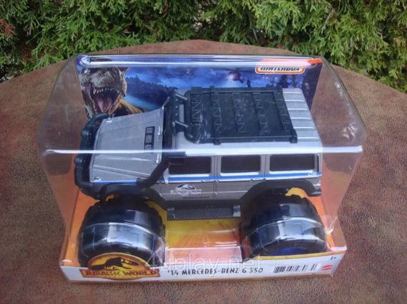 Матчбокс Джип Мерседес Бенц G550 Оригинал Matchbox Jurassic World Dominion '14 Mercedes-Benz G 550 | Зображення 7