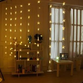 Гирлянда штора звездопад Curtain Lights Shooting Star 60 LED 3х3м  White