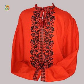 Рубашка Украинская вышиванка 33325289 цвет красный размер L/XL