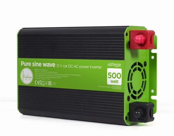Автомобільний інвертор EnerGenie EG-PWC-PS500-01 | Зображення 1