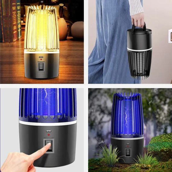 Інсектицидна туристична лампа від комарів Mosquito Killers 20m2. 2 в 1 | Зображення 2