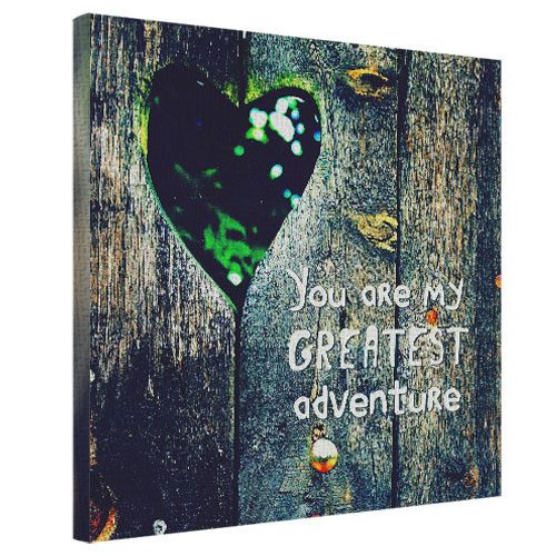 Картина на полотні 50х50 You are my greatest adventure (H5050_LV037)