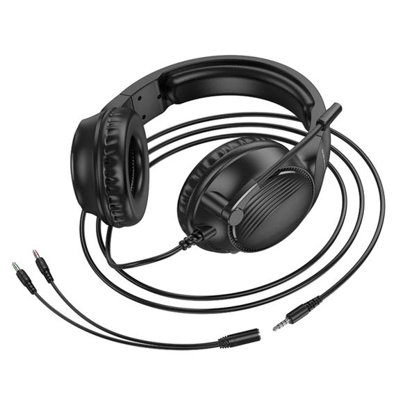Навушники BOROFONE BO109 Bountiful gaming headphones Black | Зображення 6