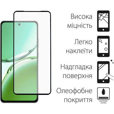 Чехол для мобильного телефона Dengos Oppo Reno12 F 4G Case Soft + Glass (Green) (DG-KM-156) | Зображення 2