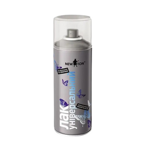 Лак універсальний 400мл прозорий глян. аерозоль NEW TON