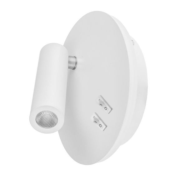 Подсветка настенная накладная LED AL-511/7W+3W WH | Зображення 2