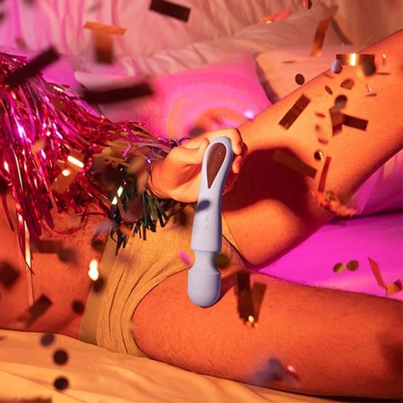 Вибратор-микрофон Lovehoney Mon Ami body для тела, голубой sexstyle | Зображення 3