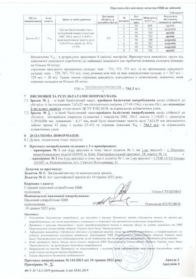 Протиуламковий захист паху (31*30 см) 2 класу мультикам | Зображення 7