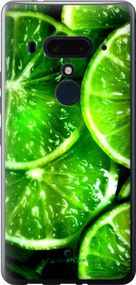 Чохол на HTC U12 Plus Зелені часточки лимона "852u-1712-2448"