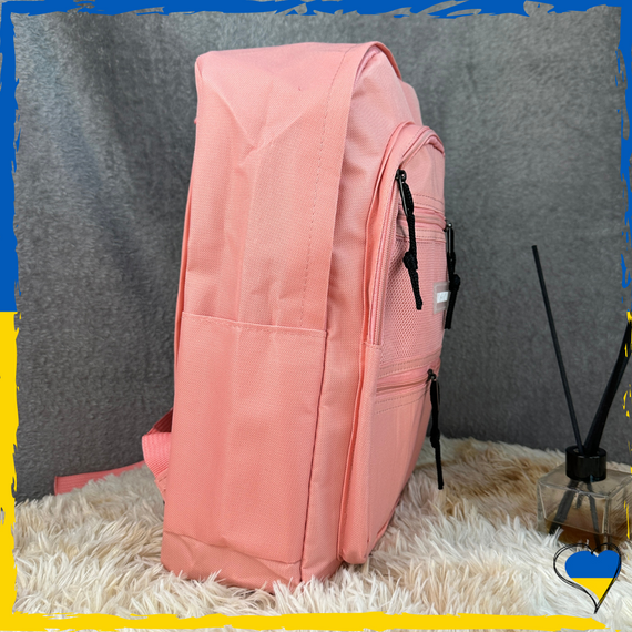 Набір 4 в 1. Рюкзак жіночий рожевий + клатч + шопер | Зображення 2