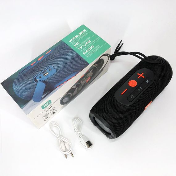 Портативна Bluetooth колонка TG 341 із шнурком. YR-937 Колір: чорний | Зображення 3