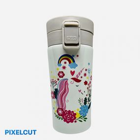 Термокружка vacuum insulation  cup unicorn  400 мл (единоріг))