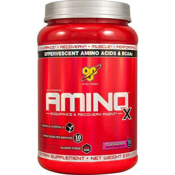Амінокомплекс для спорту BSN Amino X 1010 g /70 servings/ Watermelon | Зображення 2