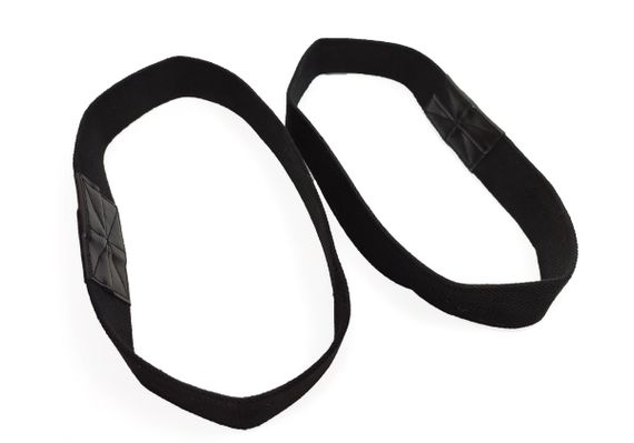 Лямки атлетичні EasyFit для турніку та поперечини чорні (EF-0036) | Зображення 1