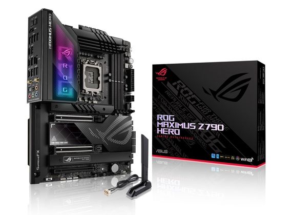 Материнcька плата ASUS  ROG MAXIMUS Z790 DARK HERO s1700 Z790 4xDDR5 M.2 HDMI Thunderbolt Wi-Fi BT ATX (90MB1F90-M0EAY0) | Зображення 4
