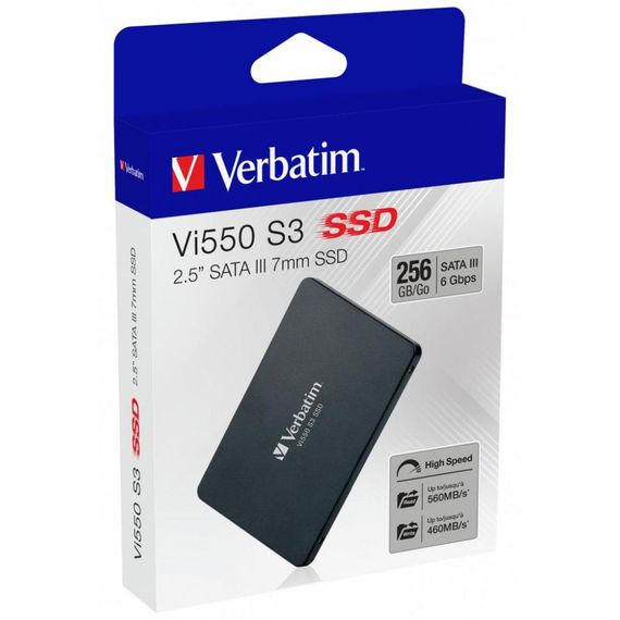 Накопитель SSD 2.5&quot; 256GB Verbatim (49351) | Зображення 5