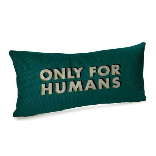 Подушка для дивану оксамитова Only for humans 50x24 см (52BP_UNI009)