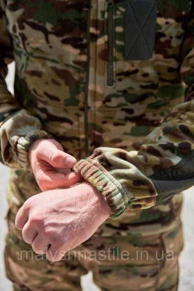 Флісова кофта мультикам з накладками Military | Зображення 7