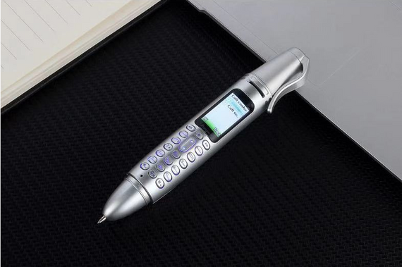 Ручка мобільний телефон портативний з камерою 0.08 MP  AK 007 (Сірий) (код: SKU-1501239025) | Зображення 2