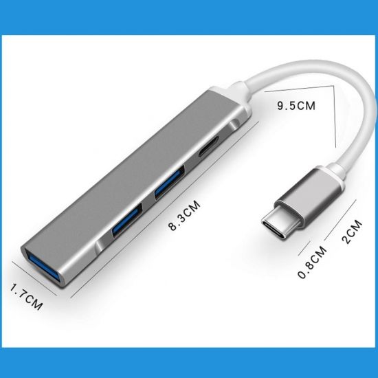 Разветвитель hub TYPE-C USB 3.0 хаб 4 порта | Зображення 1