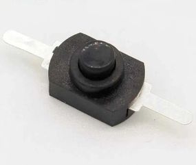 Переключатель 1208YD кнопочный для фонарика ON-OFF 2pin 30VDC